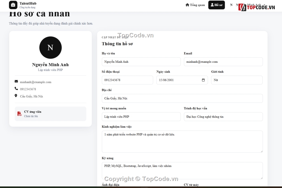 tuyển dụng,ứng dụng Web,Website Website tuyển dụng
